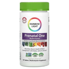 Thực phẩm chức năng Rainbow Light Prenatal One Multivitamin 90 Tablets 021888109722