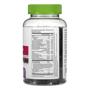 Thành phần vi chất của Rainbow Light Women's Multivitamin Mixed Berry 120 Gummies 021888201488