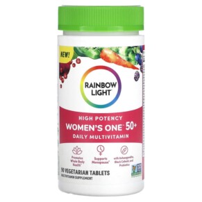 Thực phẩm chức năng Rainbow Light Women's One 50+ Daily Multivitamin High Potency 90 Vegetarian Tablets 021888204236