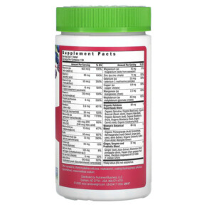 Thành phần vi chất của Rainbow Light Women's One Daily Multivitamin 150 Vegetarian Tablets 021888108831