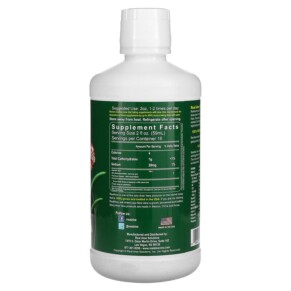 Thành phần vi chất của Real Aloe Inc. Aloe Vera Gel 32 fl oz (960 ml) 038435100323