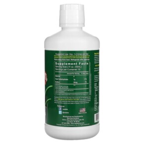 Thành phần vi chất của Real Aloe Inc. Aloe Vera Juice 32 fl oz (960 ml) 038435210329