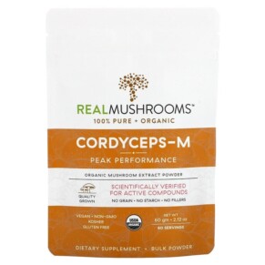 Thực phẩm chức năng Real Mushrooms Cordyceps-M Organic Mushroom Extract Powder 2.12 oz (60 gm) 627843438748