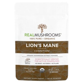 Thực phẩm chức năng Real Mushrooms Lion's Mane Cognition Bulk Powder 2.12 oz (60 g) 627843438731