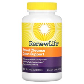 Thực phẩm chức năng Renew Life Bowel Cleanse Colon Support 150 Vegetarian Capsules 631257535467
