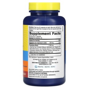 Thành phần vi chất của Renew Life CleanseMore 100 Vegetarian Capsules 631257534699