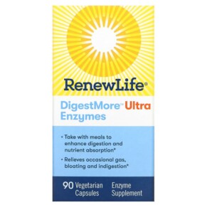 Thực phẩm chức năng Renew Life DigestMore Ultra Enzymes 90 Vegetarian Capsules 631257120700
