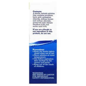 Thành phần vi chất của Renu MultiPlus Lubricating & Rewetting Drops 0.27 fl oz (8 ml) 310119052204