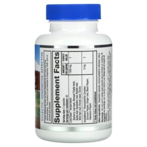 Thành phần vi chất của RidgeCrest Herbals LiverClean 60 Vegan Capsules 355724001728