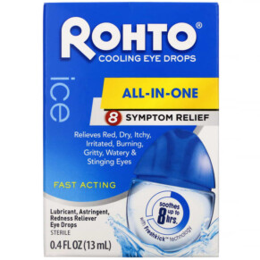 Thực phẩm chức năng Rohto Cooling Eye Drops Ice All-In-One 0.4 fl oz (13 ml) 310742010862