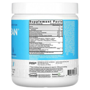 Thành phần vi chất của RSP Nutrition AminoLean Blue Raspberry 9.52 oz (270 g) 858491007370