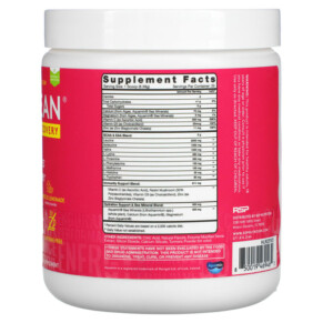 Thành phần vi chất của RSP Nutrition AminoLean Recovery Hibiscus Lemonade 7.40 oz (210 g) 850019469462