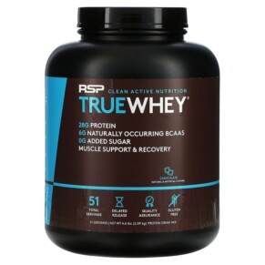 Thực phẩm chức năng RSP Nutrition TrueWhey Chocolate 4.6 lbs (2.09 kg) 858491007134