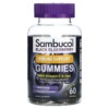 Thực phẩm chức năng Sambucol Black Elderberry Immune Support Gummies with Vitamin C & Zinc Natural Berry 60 Gummies 896116001310