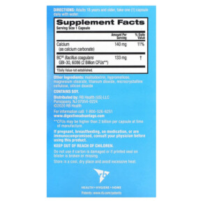 Thành phần vi chất của Schiff Digestive Advantage Daily Probiotics 50 Capsules 020525181671