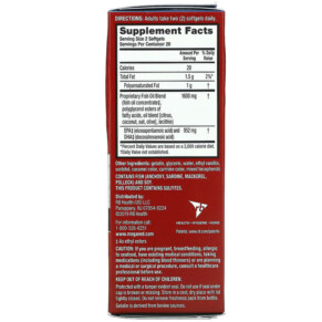 Thành phần vi chất của Schiff MegaRed Advanced Omega-3s 800 mg 40 Softgels 020525974129