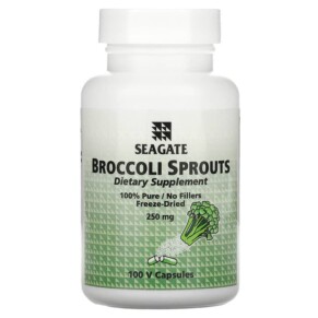 Thực phẩm chức năng Seagate Broccoli Sprouts 250 mg 100 V Capsules 019277000354