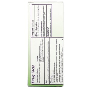 Thành phần vi chất của Seagate Olive Leaf Throat Spray Raspberry Spearmint 1 fl oz (30 ml) 019277000408