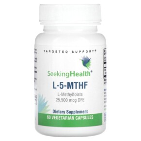 Thực phẩm chức năng Seeking Health L-5-MTHF L-Methylfolate 25.500 mcg DFE 60 Vegetarian Capsules 810007521800