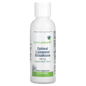 Thực phẩm chức năng Seeking Health Optimal Liposomal Glutathione Original Mint 500 mg 4 fl oz (120 ml) 810007520407