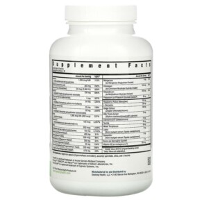 Thành phần vi chất của Seeking Health Optimal Prenatal Methyl-Free 180 Vegetarian Capsules 810007521541