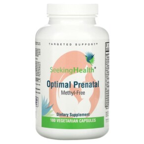 Thực phẩm chức năng Seeking Health Optimal Prenatal Methyl-Free 180 Vegetarian Capsules 810007521541