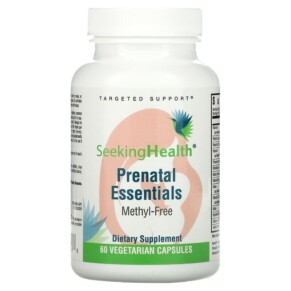 Thực phẩm chức năng Seeking Health Prenatal Essentials Methyl-Free 60 Vegetarian Capsules 810007521596