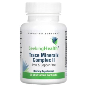 Thực phẩm chức năng Seeking Health Trace Minerals Complex II Iron & Copper Free 30 Vegetarian Capsules 810007521275