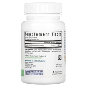 Seeking Health Zinc Lozenge 15 mg 60 Lozenges 3 Thành phần vi chất của Seeking Health Zinc Lozenge 15 mg 60 Lozenges 810007521381