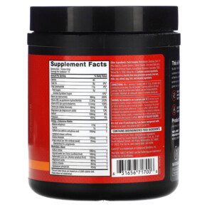 Thành phần vi chất của Six Star 4th Quarter Energy Tropical Twist 10.42 oz (296 g) 631656717006