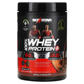 Thực phẩm chức năng Six Star Elite Series 100% Whey Protein Plus Triple Chocolate 1.82 lbs (826 g) 631656716726