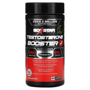 Thực phẩm chức năng Six Star Elite Series Testosterone Booster 60 Caplets 631656603118