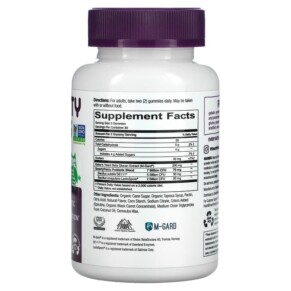 Thành phần vi chất của SmartyPants Adult Prebiotic & Probiotic Blueberry 7 Billion CFU 60 Gummies 817053020035