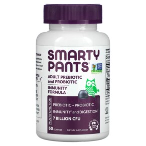 Thực phẩm chức năng SmartyPants Adult Prebiotic & Probiotic Blueberry 7 Billion CFU 60 Gummies 817053020035