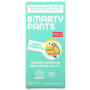 Thực phẩm chức năng SmartyPants Baby Probiotic 0-24 Months Unflavored 0.27 fl oz (8 ml) 817053023456