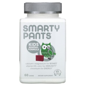 Thực phẩm chức năng SmartyPants Kids Mineral Formula Mixed Berry 60 Chews 817053020769