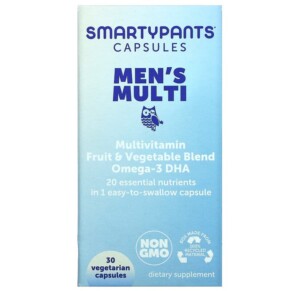 Thực phẩm chức năng SmartyPants Men's Multi 30 Vegetarian Capsules 817053023210