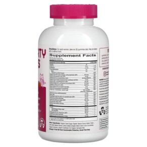Thành phần vi chất của SmartyPants Women's Formula Lemon Creme Blueberry and Orange 180 Gummies 851356004835