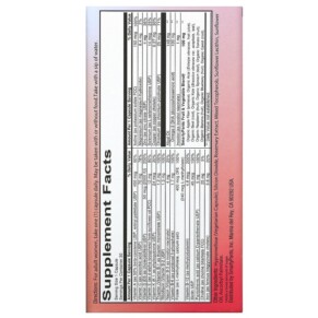 Thành phần vi chất của SmartyPants Women's Formula Multivitamin 30 Vegetarian Capsules 817053023234