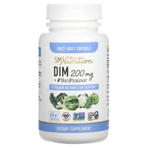 Thực phẩm chức năng SMNutrition DIM + BioPerine 200 mg 60 Capsules 850005458005