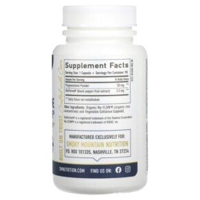 Thành phần vi chất của SMNutrition Pregnenolone + Bioperine 50 mg 90 Capsules 850005458111