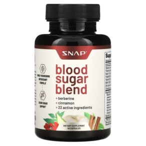 Thực phẩm chức năng Snap Supplements Blood Sugar Blend 60 Capsules 850039253096