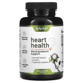 Thực phẩm chức năng Snap Supplements Heart Health 90 Capsules 850039253195