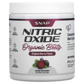 Thực phẩm chức năng Snap Supplements Nitric Oxide Organic Beets Original Berry 8.8 oz (250 g) 850039253010
