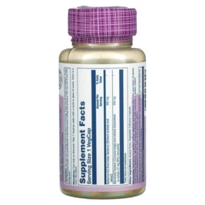 Thành phần vi chất của Solaray Berberine & Curcumin 60 VegCaps 076280316247