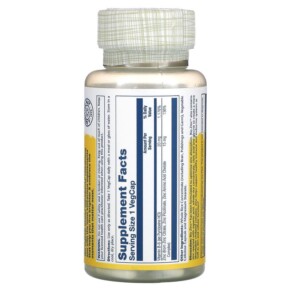 Thành phần vi chất của Solaray Bio Zinc 15 mg 100 VegCaps 076280047059
