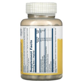Thành phần vi chất của Solaray Buffered Vitamin C with Bioflavonoid Concentrate 500 mg 100 VegCaps 076280044201