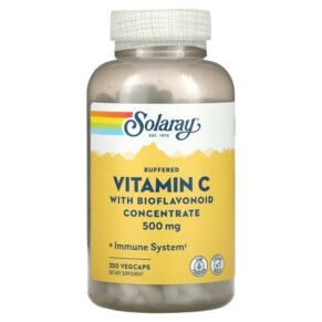 Thực phẩm chức năng Solaray Buffered Vitamin C with Bioflavonoid Concentrate 500 mg 250 VegCaps 076280044218