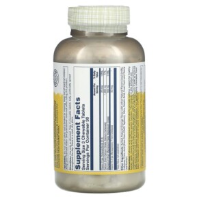 Thành phần vi chất của Solaray Cal-Mag Citrate with Vitamin D3 & K2 Natural Orange 90 Chewables 076280373691