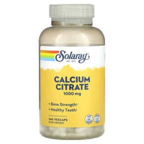 Thực phẩm chức năng Solaray Calcium Citrate 250 mg 240 VegCaps 076280458527